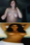 Sexy woman affected